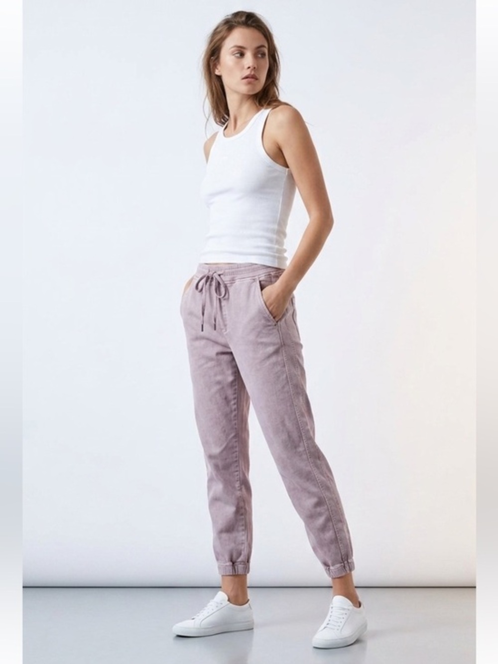 Gap Soft Mauve Highrise Jogger Pants